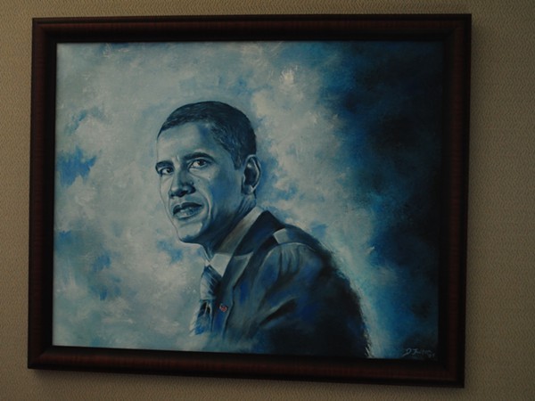 David Fultons Obama portrait