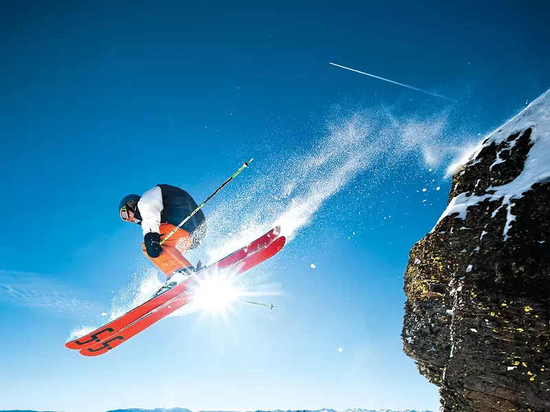 Scene from Warren Miller's Like There's No Tomorrow. - KEOKI FLAGG
