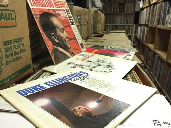 The "Red Vest Sale" will feature thousands of classic jazz records. - KEVIN KORINEK