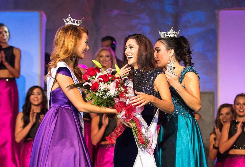 Erin O'Flaherty (center) was crowned Miss Missouri on June 18. - DAVID PICKERING PHOTOGRAPHY