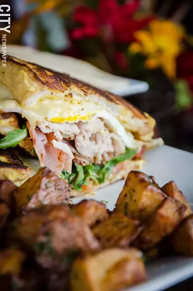 A Harvest Cristo sandwich from Harvest Cafe. - PHOTO BY MARK CHAMBERLIN