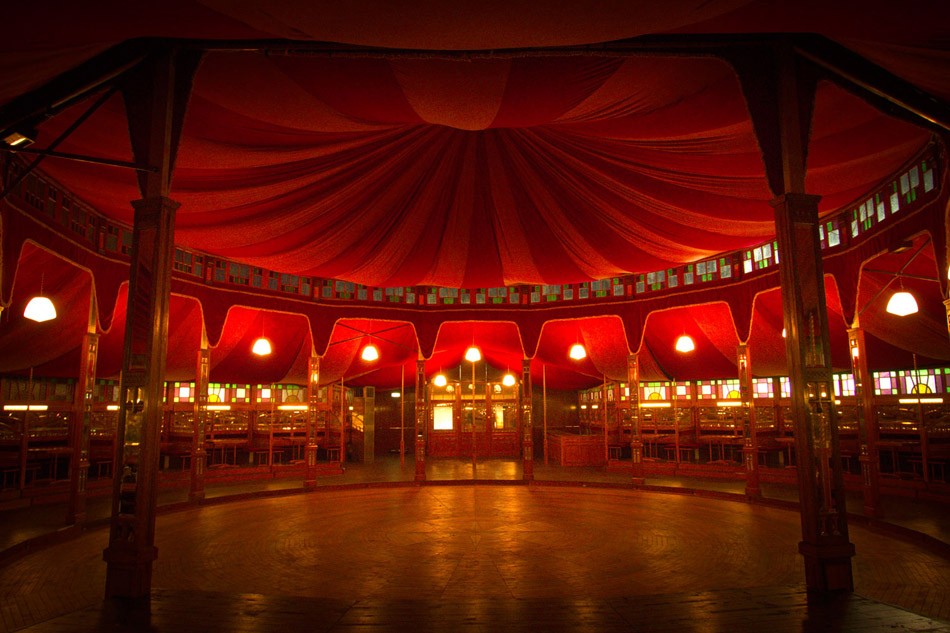 Inside Circus Tent A Circus Tent Without A Circus