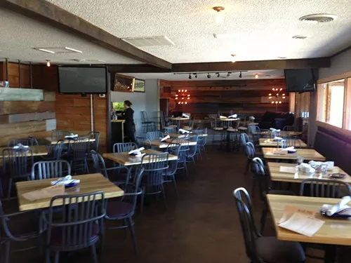Heres the bar turned dining room now. Heres the bar turned dining room now.