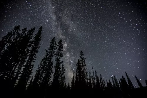 The Milky Way from Sparks Lake Thursday evening.