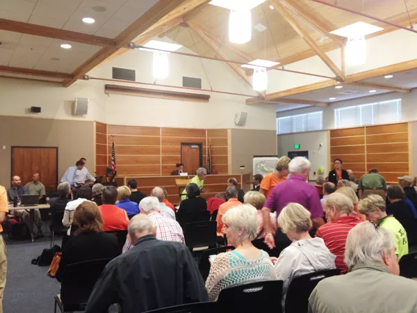 Members of Truth In Site showed up in force for two days worth of testimony in June. - ERIN ROOK
