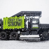 Buy the Pray for Snow Truck, Help with Fire Relief