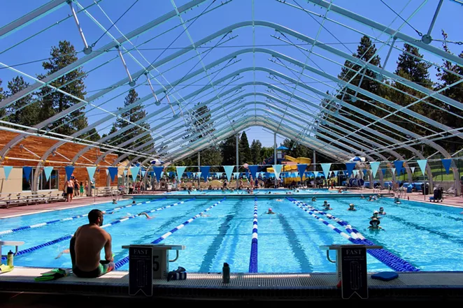 The Juniper Swim & Fitness Center's outdoor pool in the summer. - BEND PARK AND RECREATION DISTRICT