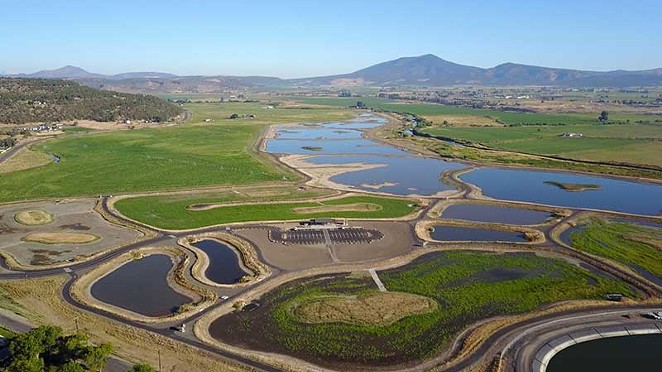 Overhead view of the Crooked River Wetlands complex - ANDERSON PERRY