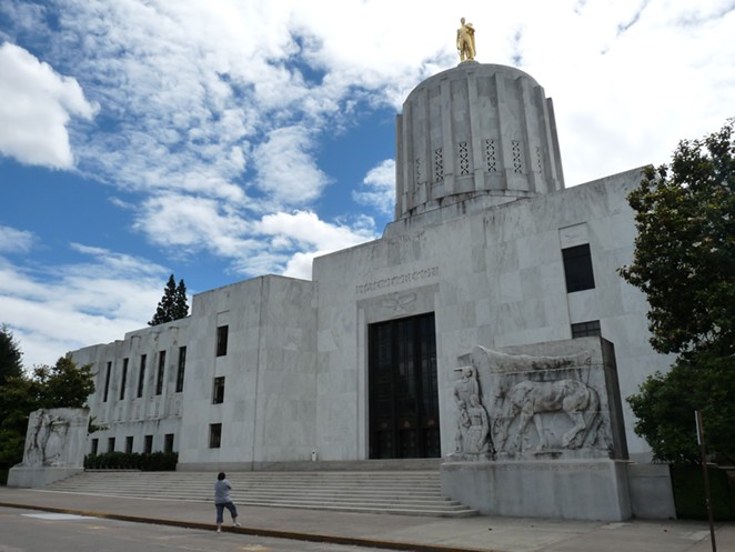 The Oregon State Capitol building in Salem. - WIKIMEDIA COMMONS