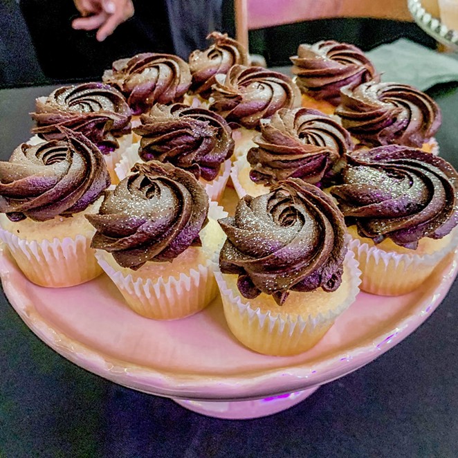Too Sweet Cakes' glittery cupcakes. - NANCY PATTERSON