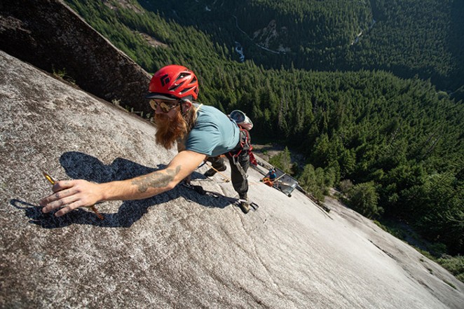 The rock climbing film, "On The Verge," also addresses timber conservation. - COURTESY CASCADIA ADVENTURE FILM FESTIVAL