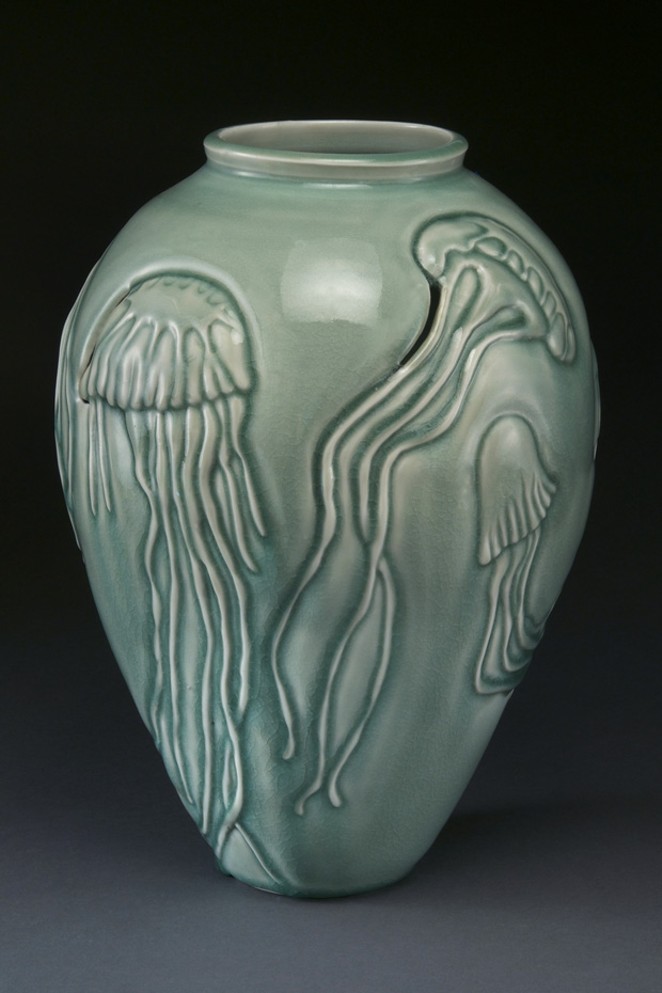 Linda Heisserman, Porcelain, hand carved. - SUBMITTED