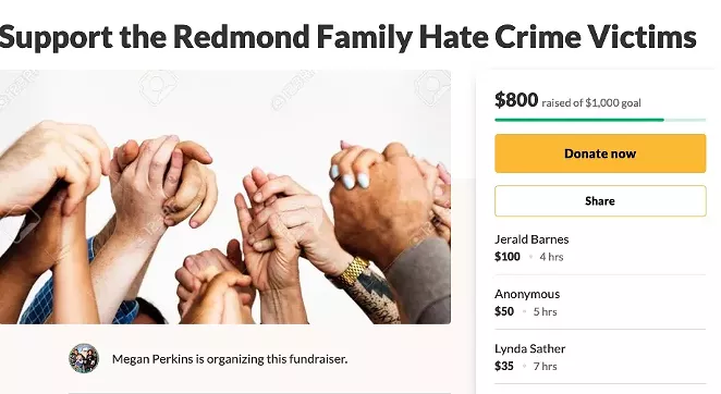 A screenshot of the fundraiser page at Go Fund Me, launched Jan 8. - GO FUND ME
