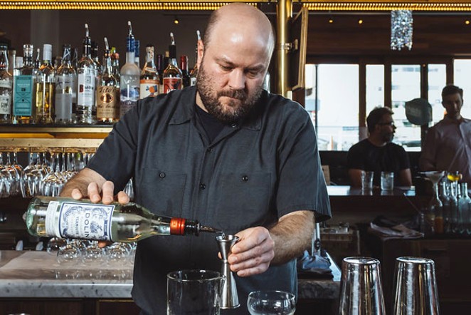 Portland bartender Chris Damcke stirs up a "Walter Classico" cocktail you can try at home with three ingredients. - SUBMITTED