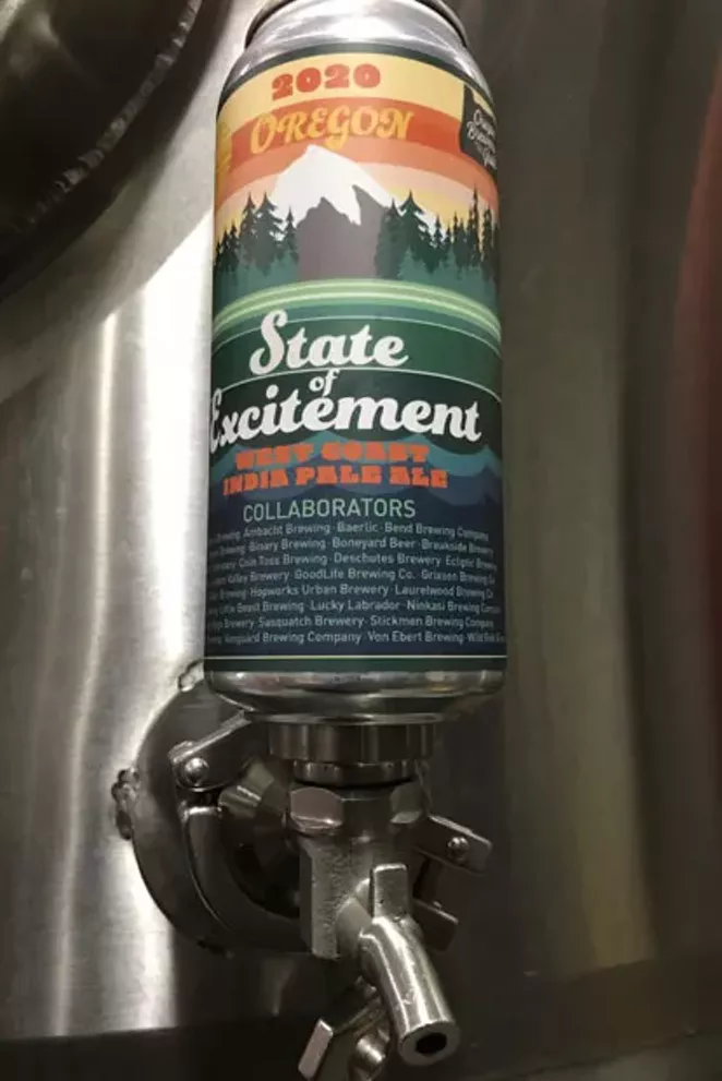 State of Excitement IPA, perched on a zwickel. - ZACH BECKWITH