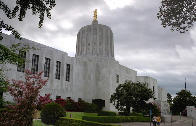 Twelve members of the Oregon State Legislature will meet online next week to ramp up the State's efforts towards slowing the spread of the coronavirus. - WIKIMEDIA