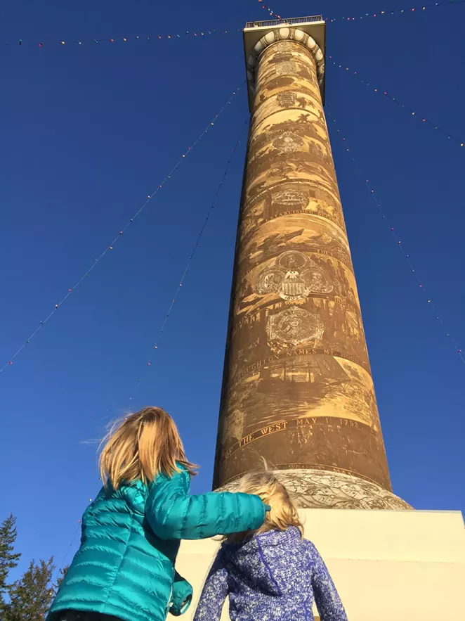 The Astoria Column—the best view in town. - COURTESY KIM COOPER FINDLING