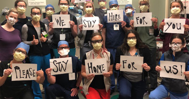 A message from those on the frontlines of treating COVID-19 in Central Oregon. - ST. CHARLES HEALTH SYSTEM