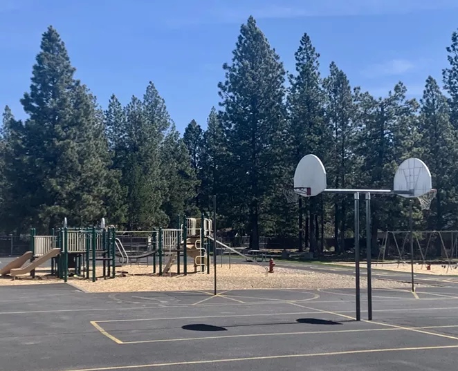An empty playground. - JOSHUA SAVAGE