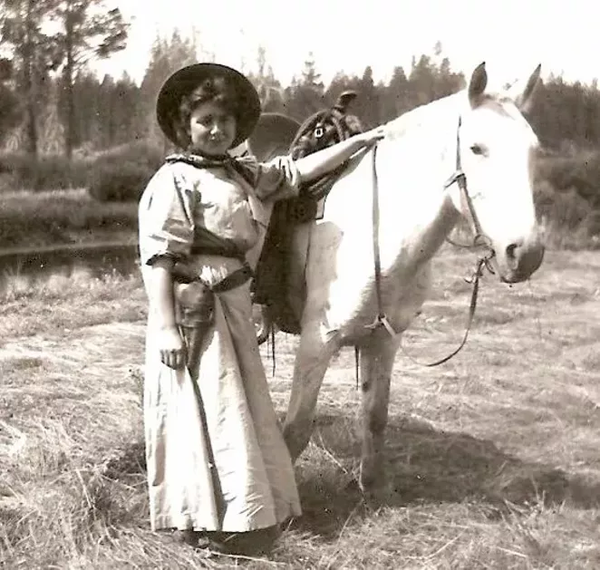 Kathryn Grace Vandervert, known as a gregarious rebel who embodied the "anything goes" attitude of the Western frontier, was one of the first Bendites to die of the Spanish flu at age 28. - DESCHUTES COUNTY HISTORICAL SOCIETY