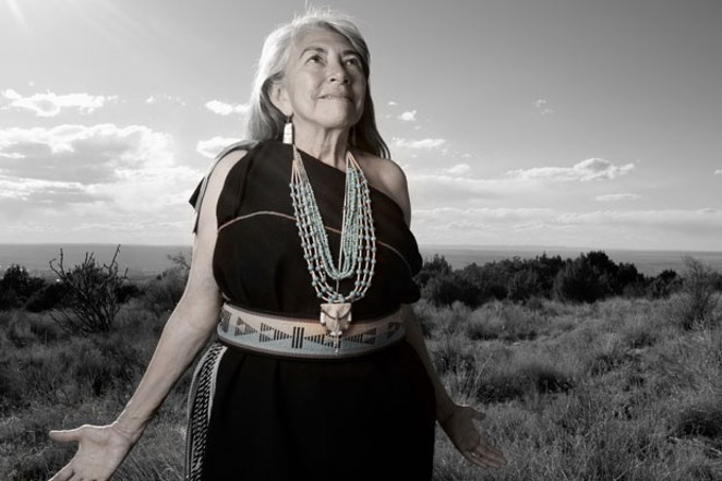 Dr. Mary Evelyn Belgarde (Pueblo of Isleta and Ohkay Owingeh), 2014. - MATIKA WILBUR