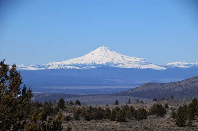 Mountain views abound along the trail while hiking around Gray Butte. - ISAAC BIEHL