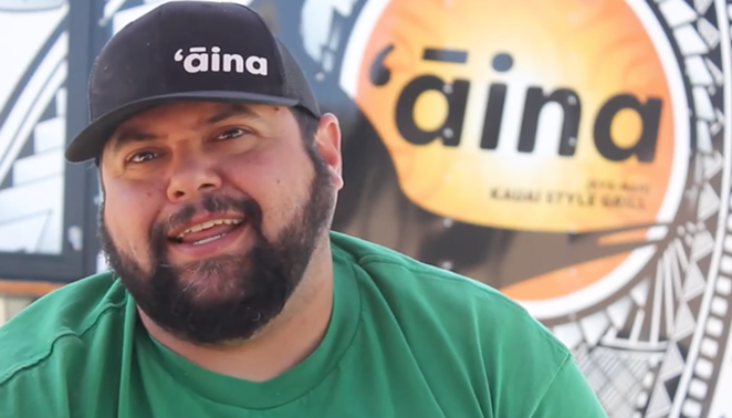 Ian Vidinha of Aina Kauai Style Grill, Rookie Food Cart of the Year. - DARRIS HURST