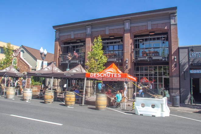 Bend bounces back! Recently, restaurants have been expanding their outside seating into their parking spaces, this allows for more tables while maintaining proper safety requirements for COVID. - KYLE SWITZER