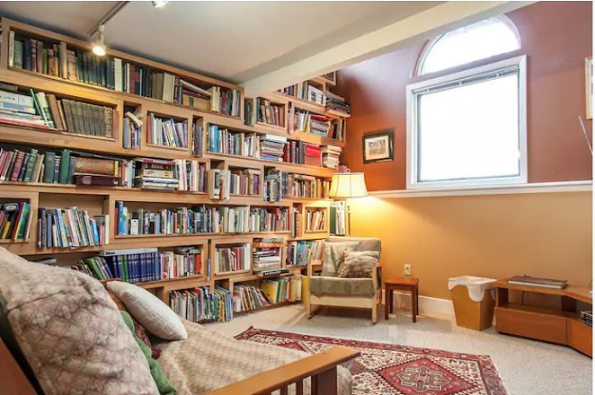 Immerse yourself in books in this quirky home a few minutes from downtown Bend. - MARK BERNAHL