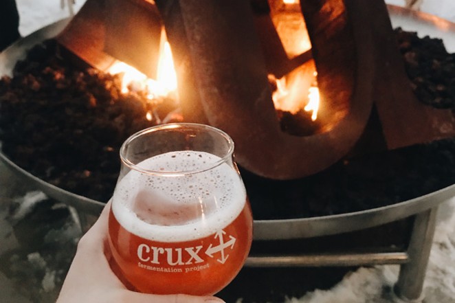This winter will likely see a dramatic increase in fire pits and dedicated snow shovelers. - COURTESY CRUX FERMENTATION PROJECT