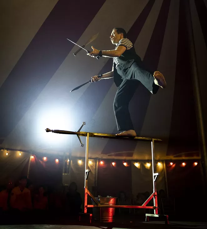 Venardos Circus is described as a "touring Broadway-style animal free production." - VENARDOS CIRCUS