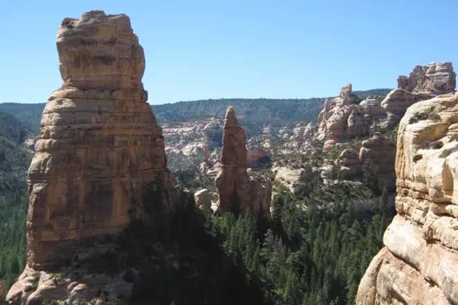 Bears Ears National Monument, Utah, was reduced in size and the deleted lands opened for leasing to mining and drilling developments. - USDA FOREST SERVICE