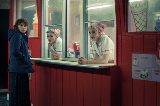 You do not want to stop here for a milkshake. Trust the look on her face. - PHOTO COURTESY OF NETFLIX