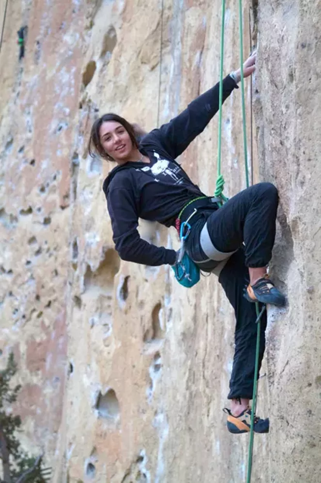 Mira Capicchioni has been climbing since she was 8. - SUBMITTED