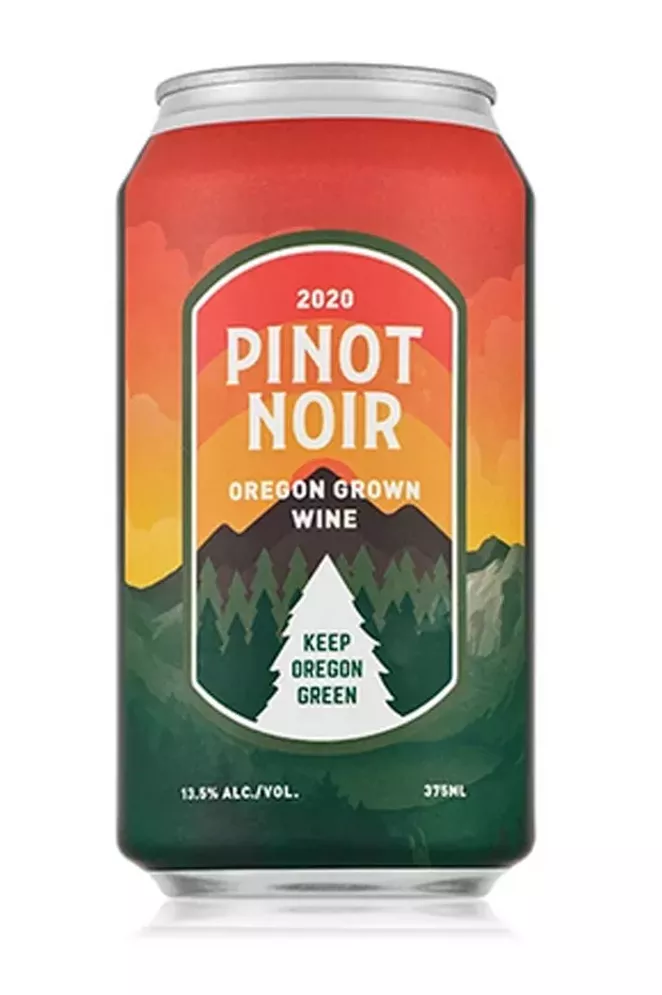 Wine in a can for a worthwile cause. - COURTESY KEEP OREGON GREEN