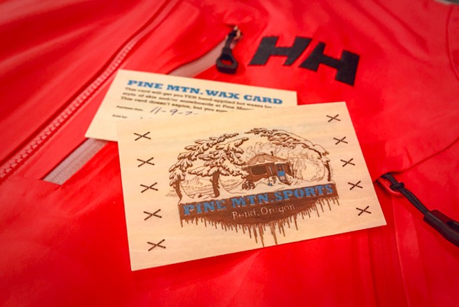 Hot Wax Card. - COURTESY PINE MOUNTAIN SPORTS