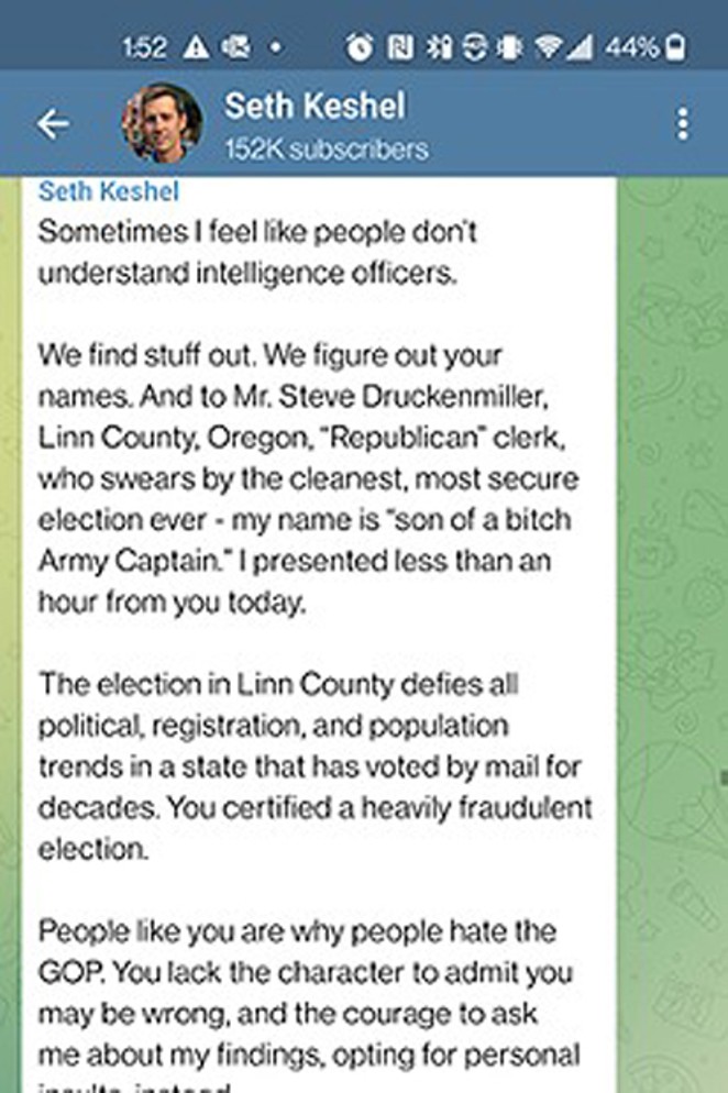 Republican leaders in Central Oregon took part in claims of election fraud. - TELEGRAM
