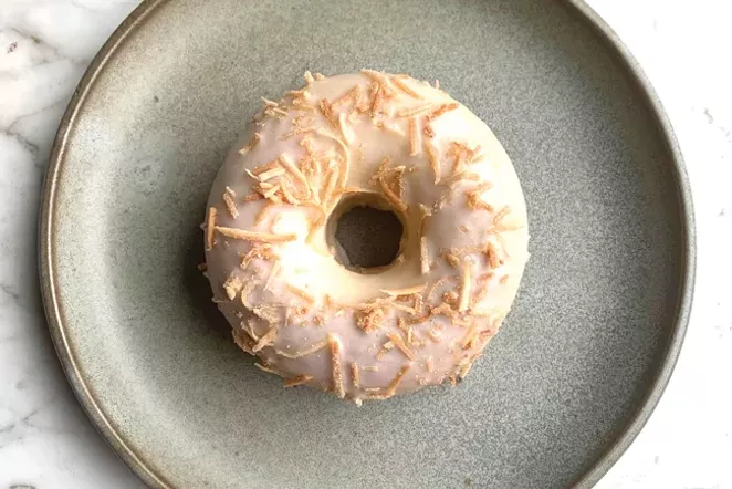 More happiness with glazed pineapple and shredded coconut. - @TREELINEBAKERYCO