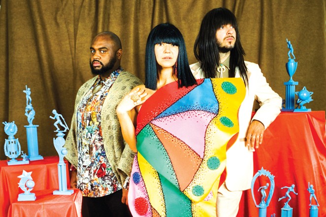 Khruangbin puts on an eclectic "you have to see it to get it" live show. - POONEH GHANA