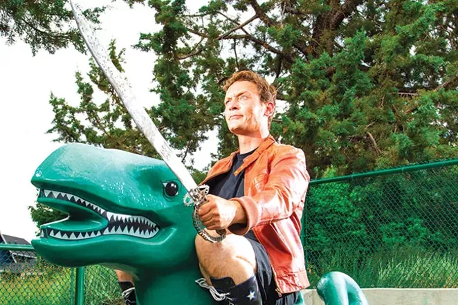 Jake Woodmansee is primed and pimped to slay audiences this weekend. - COURTESY OF LEAH RUTZ