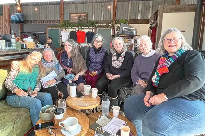Crafty Group Creates Yarn Art for Gifts, and Joy