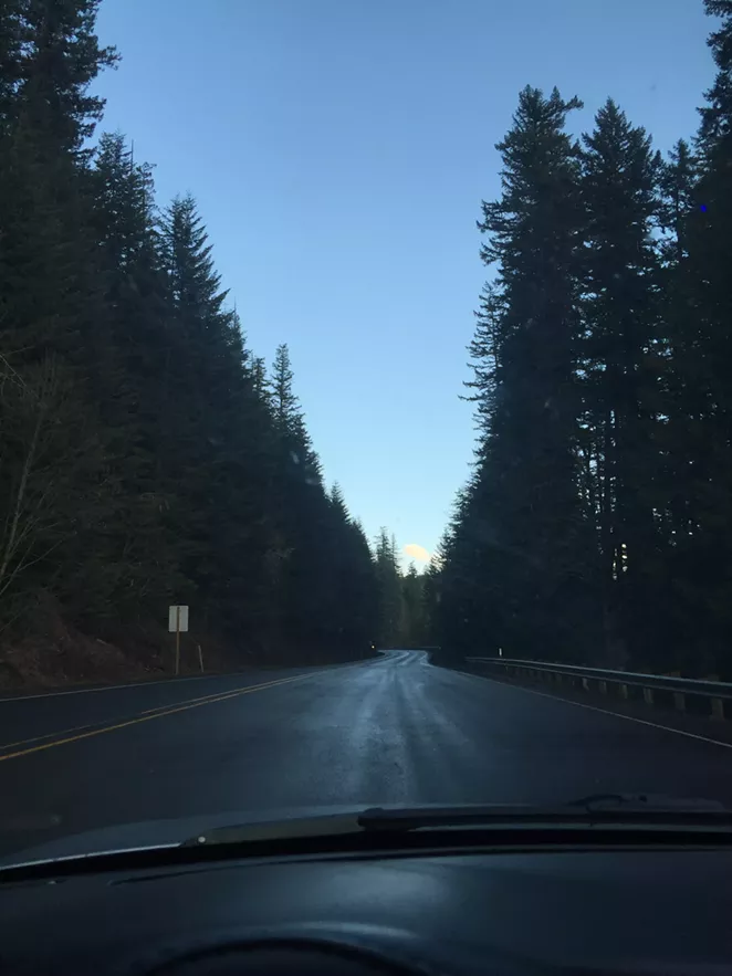 A lonely road. - ANGELA MOORE