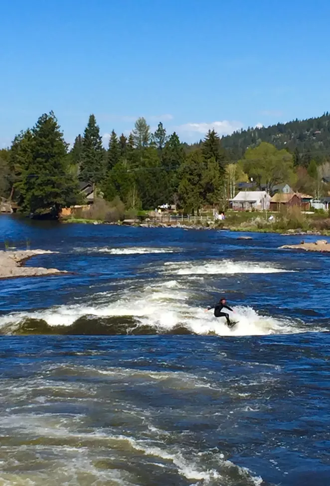White Water Park on a sunny Bend morning. - LEIGHA THRELKELD