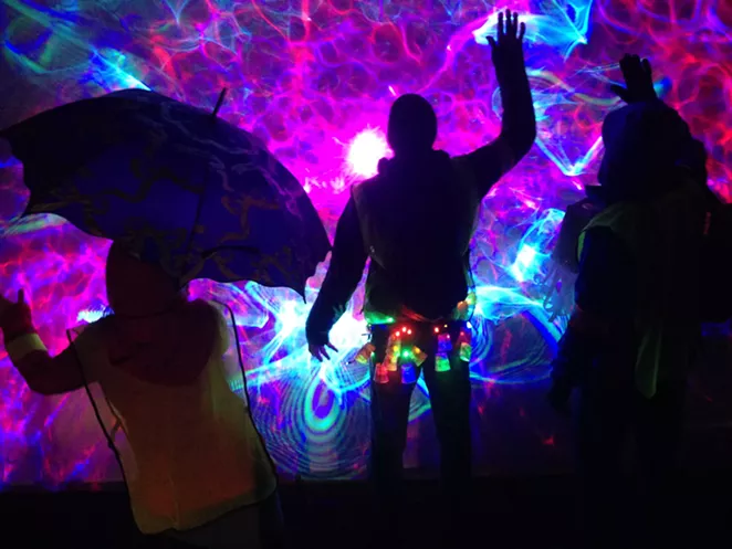 Installation by artist Ulrich Buddemeier - MICHAEL JOYCE.