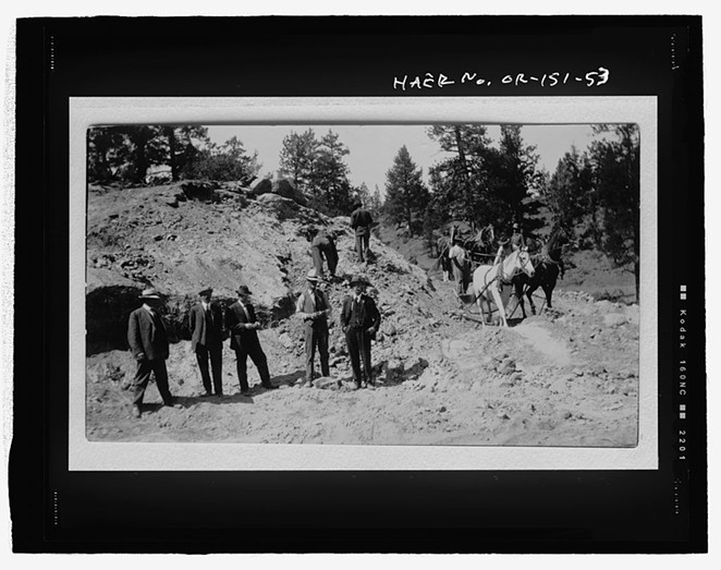 A historical photo of what is now part of the Tumalo Irrigation District. - PICRYL