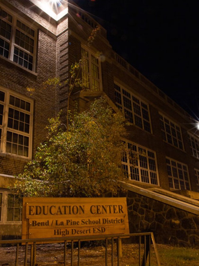 The Bend-La Pine Schools Education Center is one of many buildings purported to be haunted in Bend. - KEELY DAMARA
