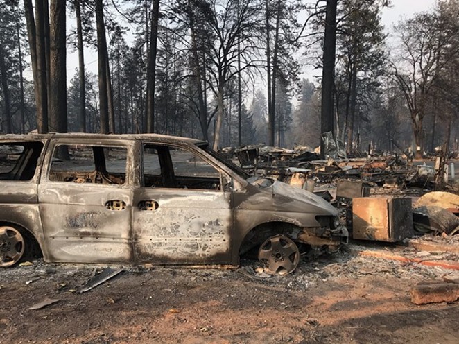 Aftermath from the Camp Fire in Paradise, Calif. - PATRIC DOUGLAS