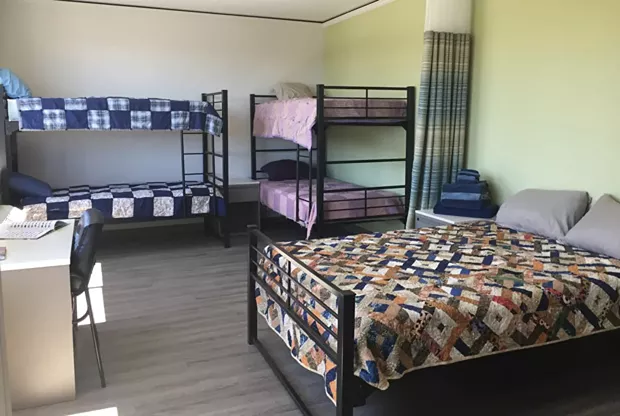 The new family units can accommodate up to ten families at a time. - SUBMITTED
