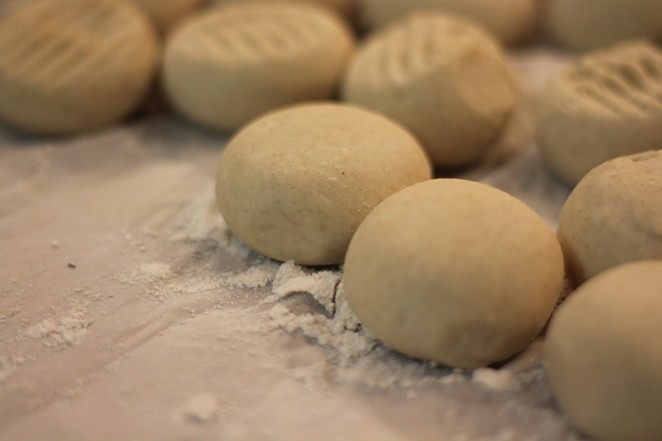 Flour tortilla balls ready for the making. - PIXABAY