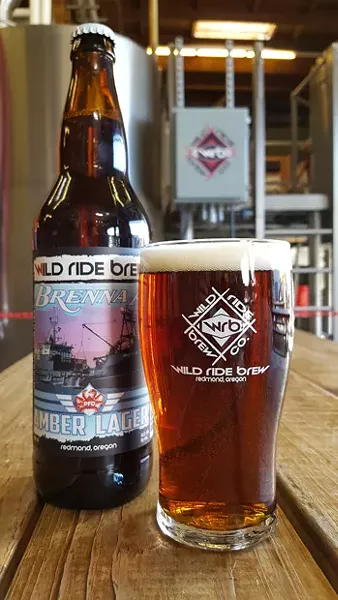 Wild Ride Brewing Brenna A Amber Lager proceeds are donated to the ALS Therapy Development Institute. - K.M. COLLINS